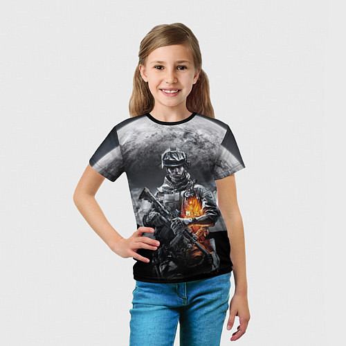 Детская футболка Battlefield / 3D-принт – фото 5