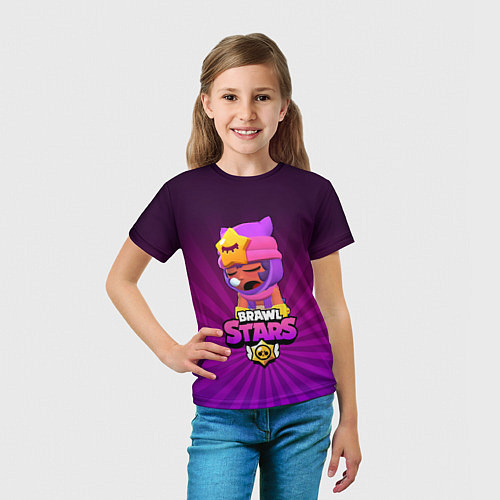 Детская футболка Brawl stars sandy / 3D-принт – фото 5