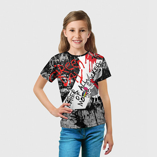 Детская футболка Green Day - Father of All / 3D-принт – фото 5