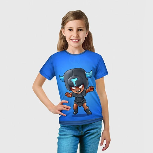 Детская футболка Бравл старс Нита / 3D-принт – фото 5