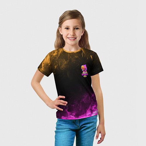 Детская футболка Brawl Stars Sandy / 3D-принт – фото 5