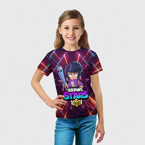 Детская футболка BRAWL STARS BIBI / 3D-принт – фото 5