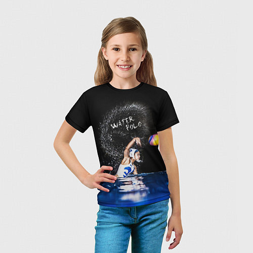Детская футболка Water polo / 3D-принт – фото 5
