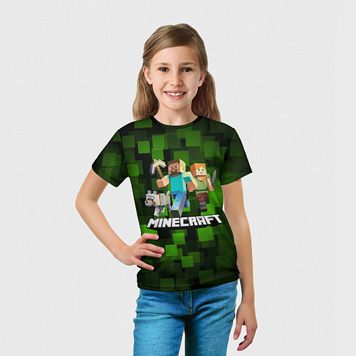 Детская футболка Minecraft Майнкрафт / 3D-принт – фото 5