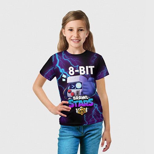 Детская футболка Brawl Stars 8-BIT / 3D-принт – фото 5