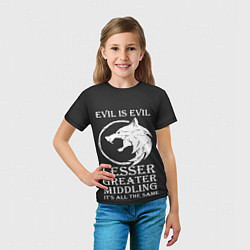 Футболка детская The Witcher, цвет: 3D-принт — фото 2