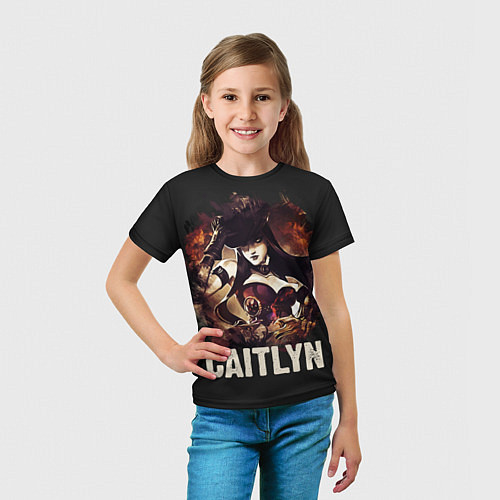 Детская футболка Caitlyn / 3D-принт – фото 5