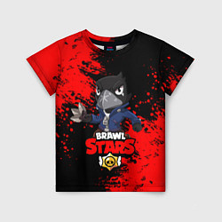 Футболка детская Brawl Stars Crow, цвет: 3D-принт