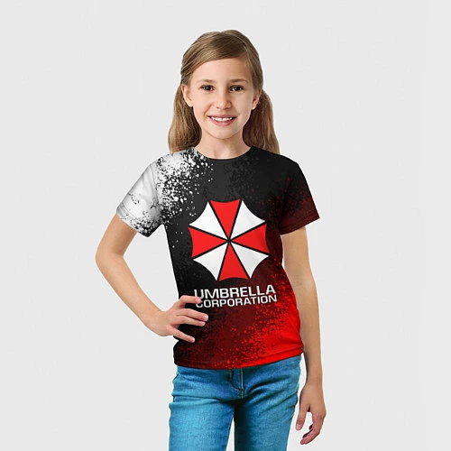 Детская футболка UMBRELLA CORP / 3D-принт – фото 5