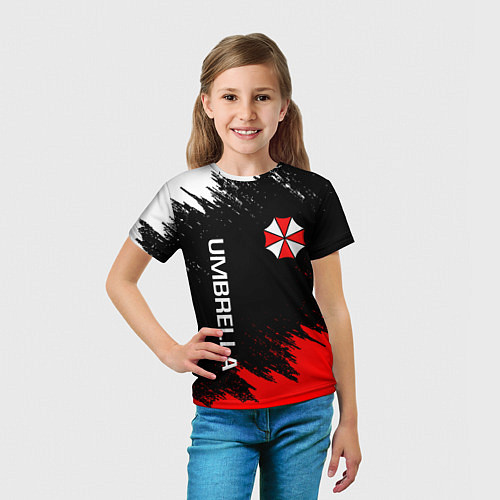 Детская футболка UMBRELLA CORP / 3D-принт – фото 5