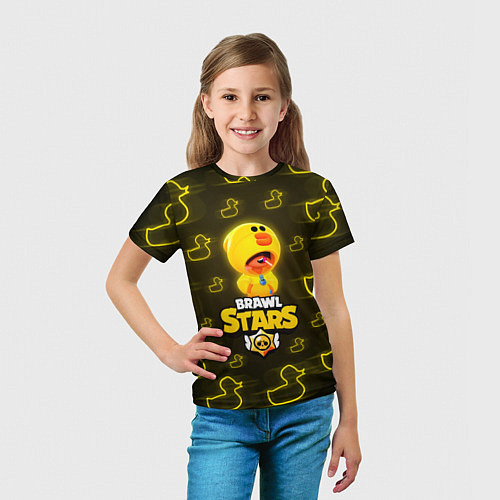 Детская футболка Brawl Stars Leon Sally / 3D-принт – фото 5