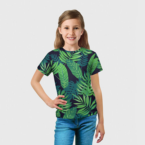 Детская футболка Тропики / 3D-принт – фото 5