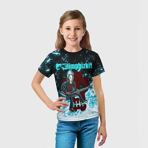 Детская футболка LIMP BIZKIT / 3D-принт – фото 5