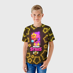 Футболка детская Brawl Stars Sandy, цвет: 3D-принт — фото 2