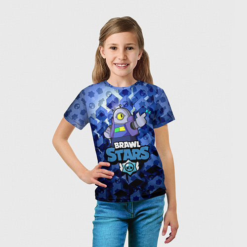 Детская футболка BRAWL STARS RICOCHET / 3D-принт – фото 5