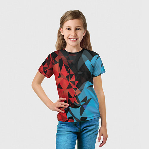 Детская футболка Fire and water / 3D-принт – фото 5