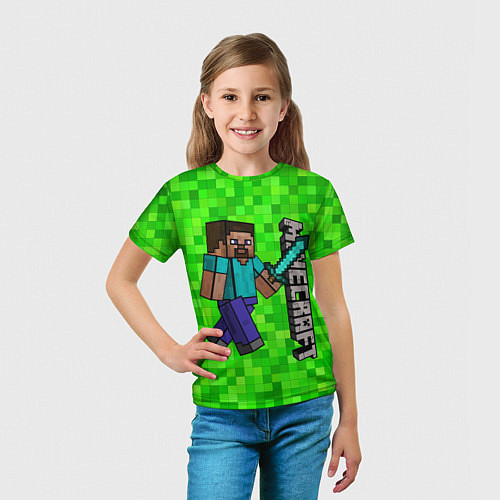 Детская футболка MINECRAFT / 3D-принт – фото 5