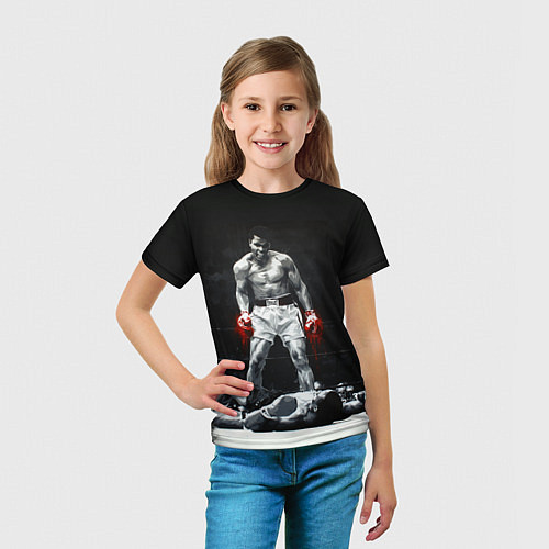 Детская футболка Muhammad Ali / 3D-принт – фото 5