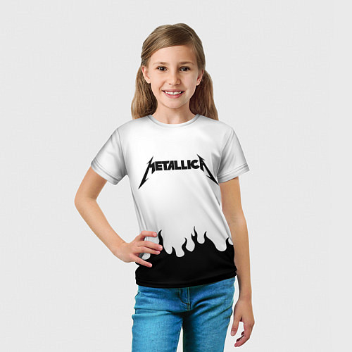 Детская футболка METALLICA / 3D-принт – фото 5
