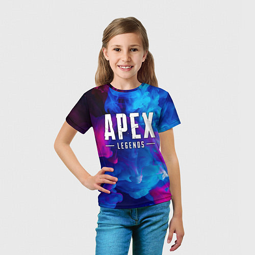 Детская футболка APEX LEGENDS / 3D-принт – фото 5