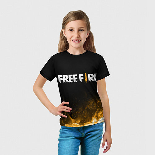 Детская футболка Free Fire / 3D-принт – фото 5