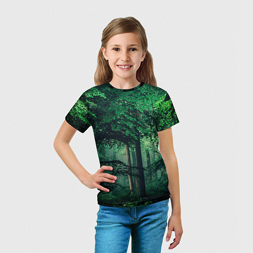Детская футболка Деревья / 3D-принт – фото 5