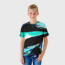 Футболка детская Абстракция, цвет: 3D-принт — фото 2