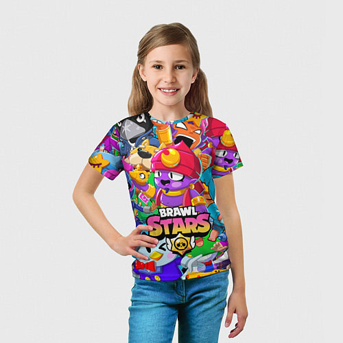 Детская футболка BRAWL STARS GENE / 3D-принт – фото 5