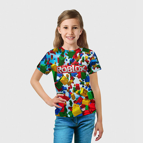 Детская футболка Roblox Cubes / 3D-принт – фото 5