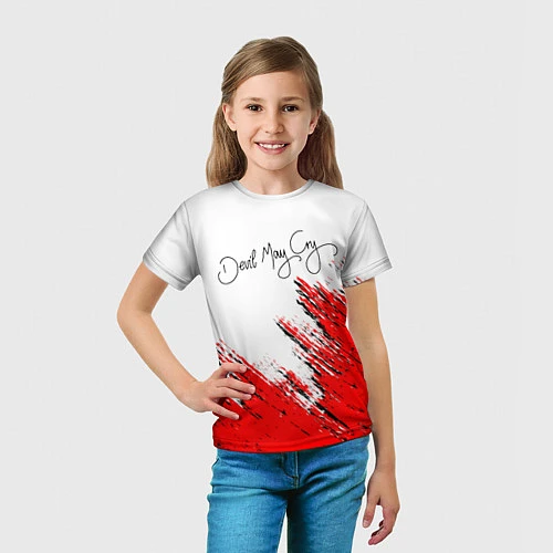 Детская футболка DEVIL MAY CRY / 3D-принт – фото 5