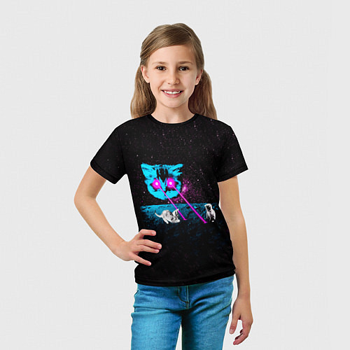 Детская футболка Кошак / 3D-принт – фото 5