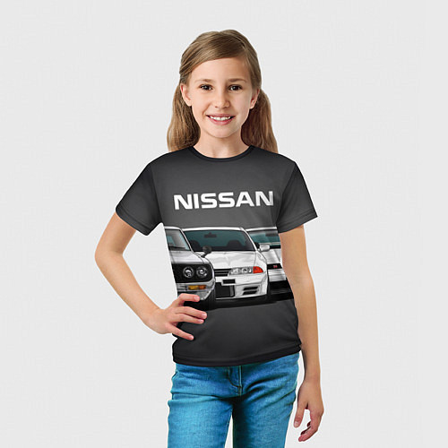 Детская футболка NISSAN / 3D-принт – фото 5