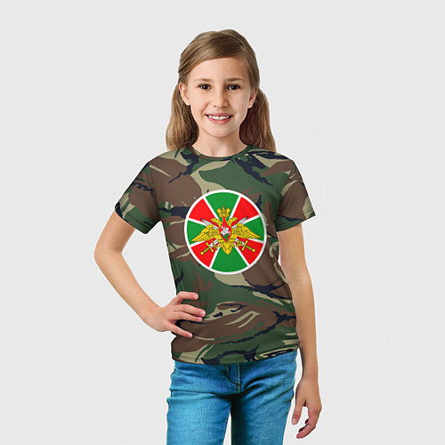 Детская футболка Пограничные Войска / 3D-принт – фото 5