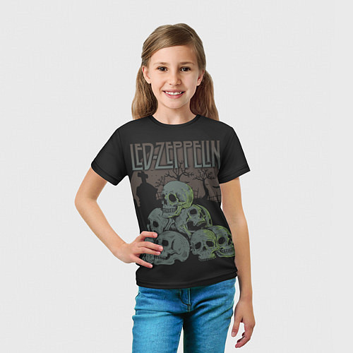 Детская футболка Led Zeppelin / 3D-принт – фото 5