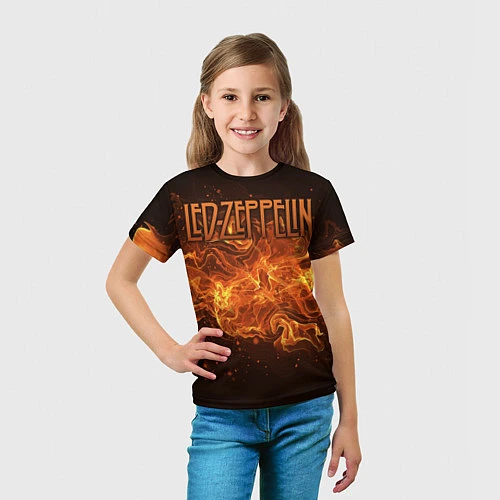 Детская футболка Led Zeppelin / 3D-принт – фото 5