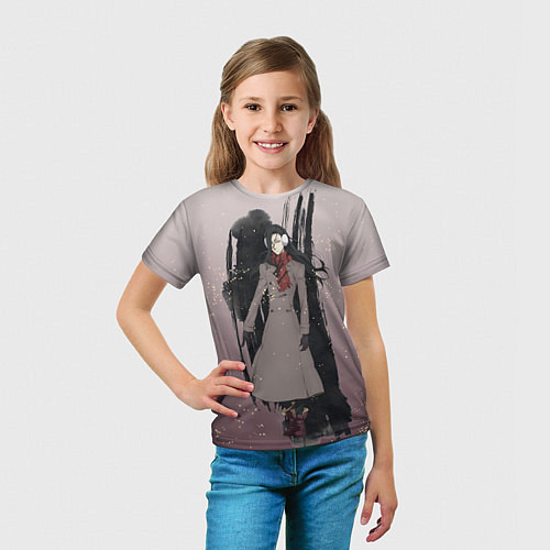 Детская футболка Мори Огай / 3D-принт – фото 5
