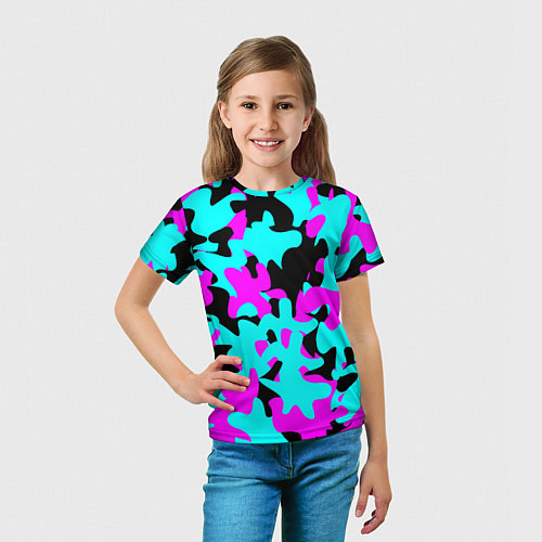 Детская футболка Modern Camouflage / 3D-принт – фото 5