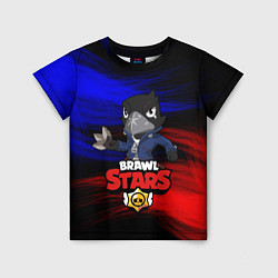 Футболка детская BRAWL STARS CROW, цвет: 3D-принт