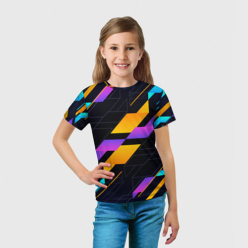 Детская футболка Modern Geometry / 3D-принт – фото 5