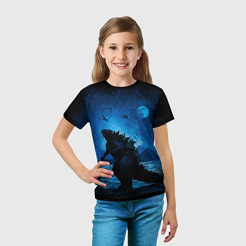 Детская футболка GODZILLA / 3D-принт – фото 5