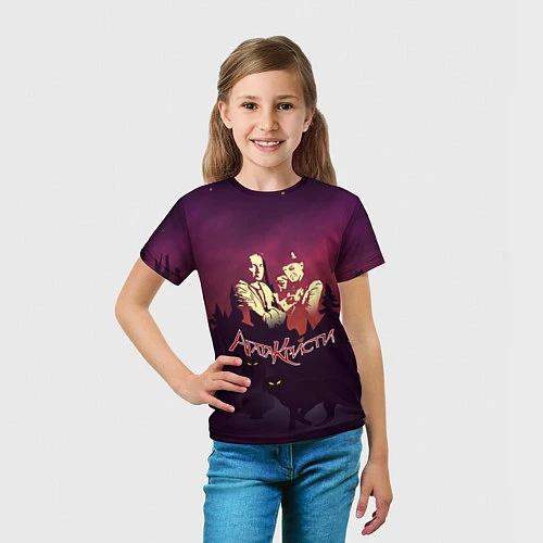 Детская футболка Агата Кристи / 3D-принт – фото 5