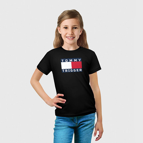 Детская футболка Tommy Hilfiger, tommy trigger / 3D-принт – фото 5
