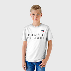 Футболка детская Tommy Hilfiger , Tommy trigger, цвет: 3D-принт — фото 2