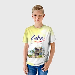 Футболка детская Куба, цвет: 3D-принт — фото 2