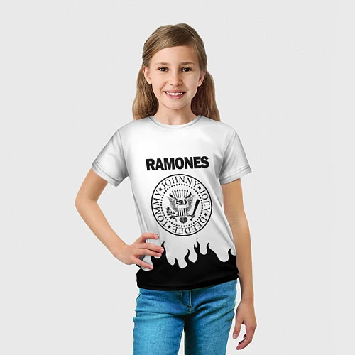 Детская футболка RAMONES / 3D-принт – фото 5