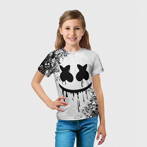 Детская футболка Marshmello / 3D-принт – фото 5