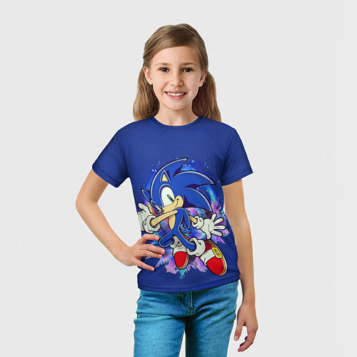 Детская футболка Sonic / 3D-принт – фото 5