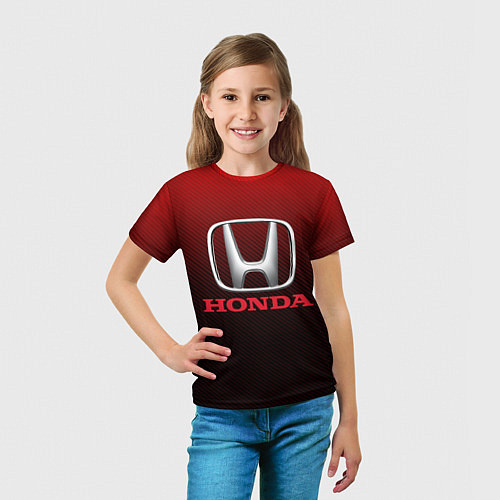 Детская футболка HONDA / 3D-принт – фото 5