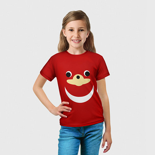 Детская футболка Knuckles / 3D-принт – фото 5