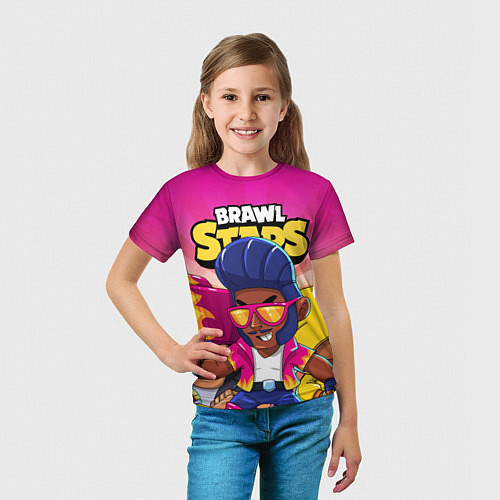 Детская футболка BRAWL STARS BROCK / 3D-принт – фото 5